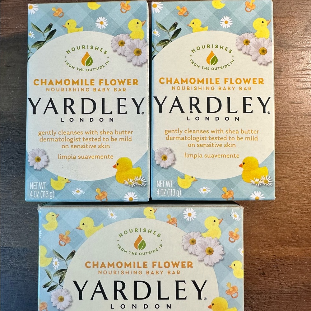 Yardley London Chamomile Flower Baby Bar - Cream